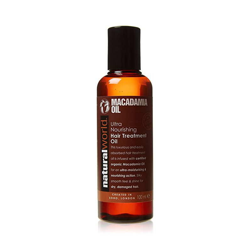 Λάδι Macadamia Ultra Nourishing Hair Treatment Natural World 100ml