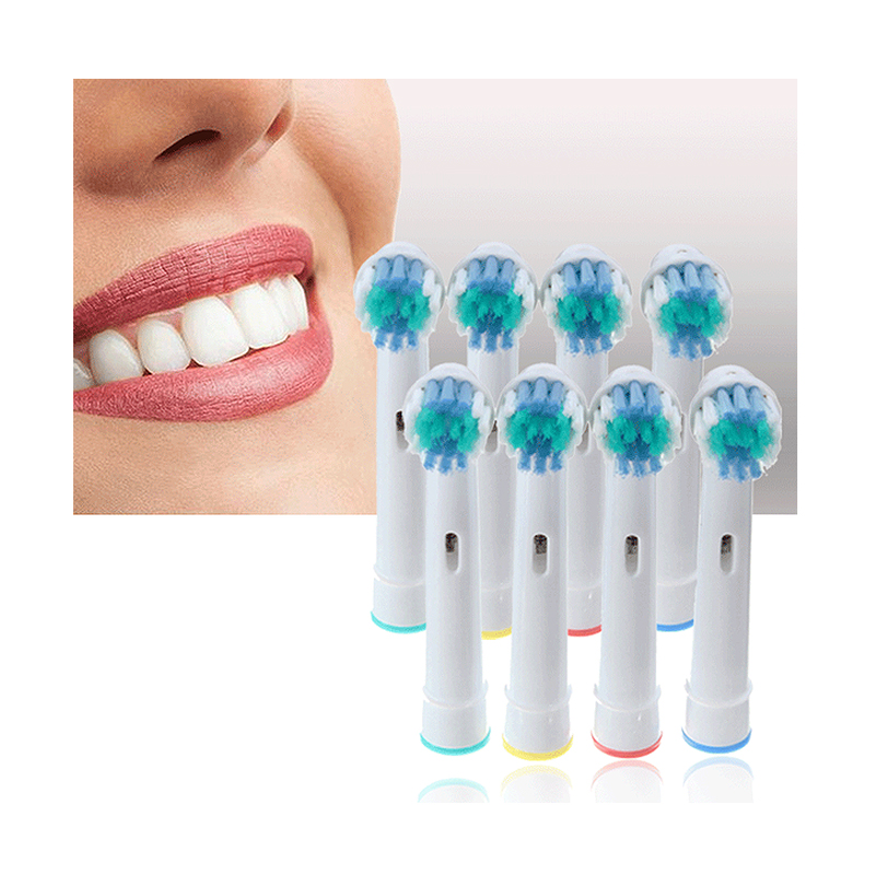 Συμβατά Ανταλλακτικά Βουρτσάκια Cenocco για Οδοντόβουρτσες Oral-Β 8τμχ CC-9029