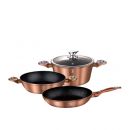 Σετ Τηγάνι και Κατσαρόλες Berlinger Haus Copper Metallic Touch Line 4 τμχ BH-1282