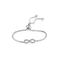 Βραχιόλι Infinity Philip Jones με Κρύσταλλα Swarovski®
