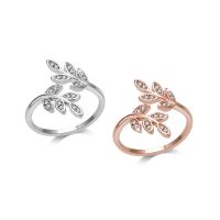 Δαχτυλίδι με Σχέδιο Φύλλο Philip Jones με Κρύσταλλα Swarovski®