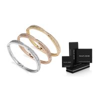 Βραχιόλι crossover Philip Jones με κρύσταλλα Swarovski®.
