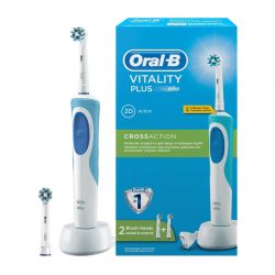 Ηλεκτρική οδοντόβουρτσα Oral-B vitality με 2 κεφαλές OralB-2D Cross Action