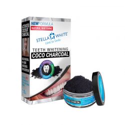 Σκόνη Λεύκανσης Δοντιών Stella White Coco Charcoal SW-CHW