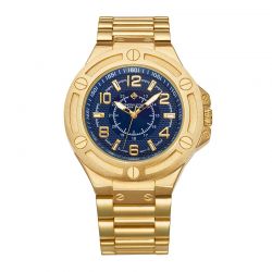 Ανδρικό Ρολόι Χρώματος Χρυσό με Μεταλλικό Μπρασελέ Timothy Stone M-016-ALGD