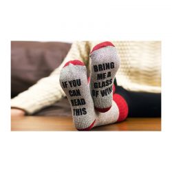 Unisex Ζεστές Κάλτσες Σπιτιού με Μήνυμα