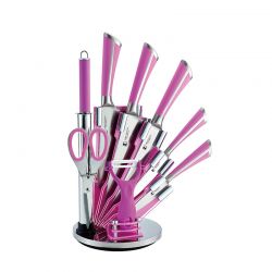 Σετ 9 Μαχαιριών Imperial Collection Χρώματος Ροζ IM-KST2 PINK