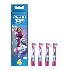 Ανταλλακτικά Βουρτσάκια για Οδοντόβουρτσες Oral-B Power Frozen 4τμχ OLB-FRZ-HDS